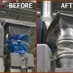 machine before and after BFM fitting