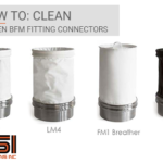 how to clean woven bfm fitting connectors